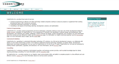 Desktop Screenshot of coderforhire.net